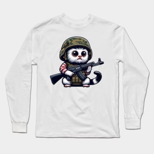 Tactical Marmoset Monkey Long Sleeve T-Shirt